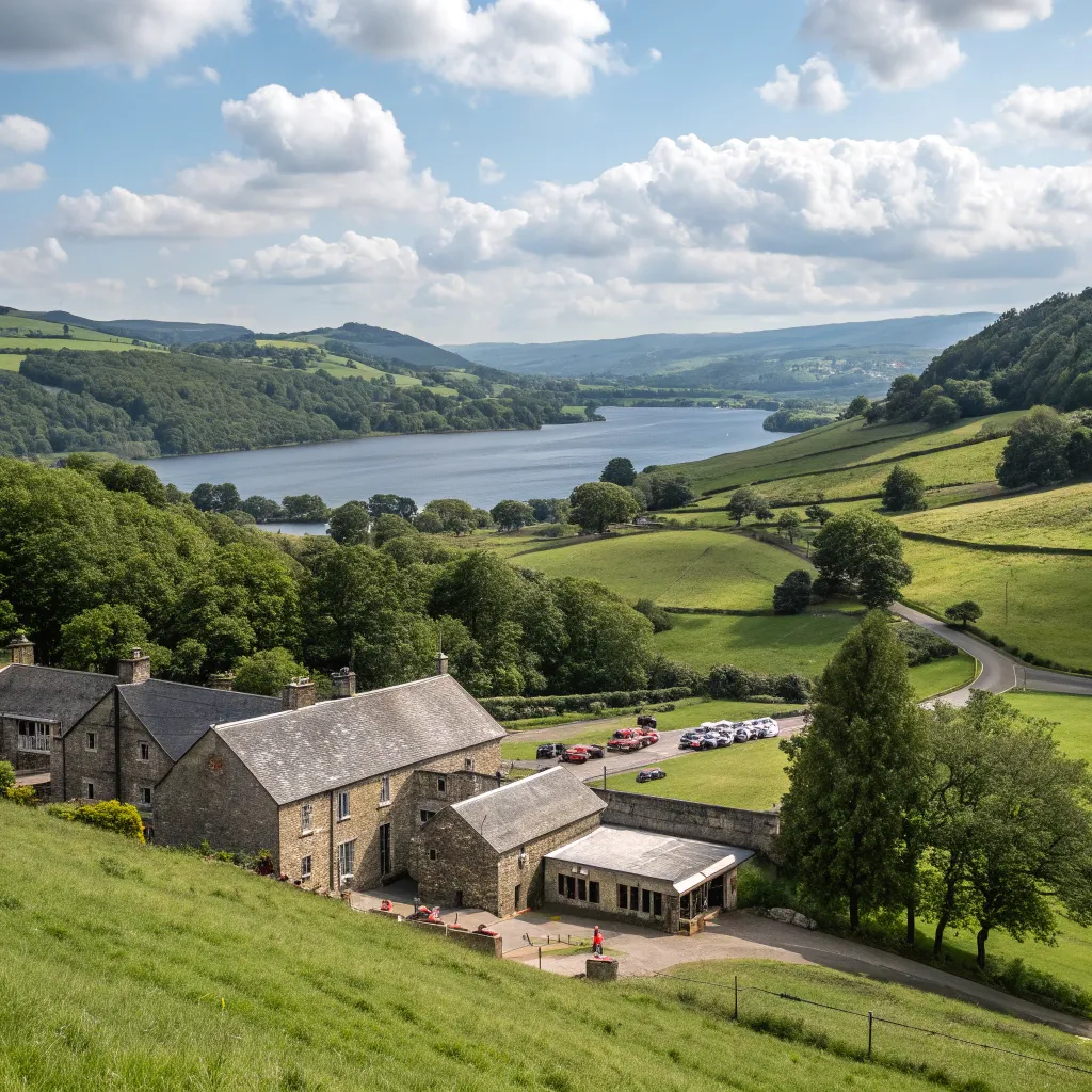 A scenic view of DRAVENTHILOX Cheese Making School location